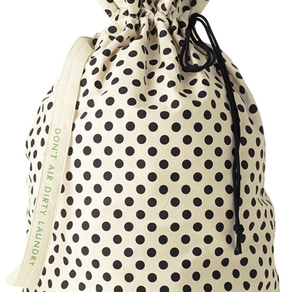 Kate Spade Black dot Laundry Bag
